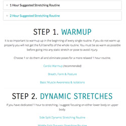 stretching guide
